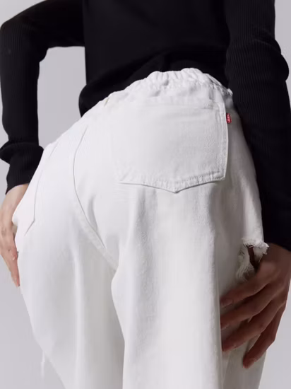 Elástico feminino rasgado alto